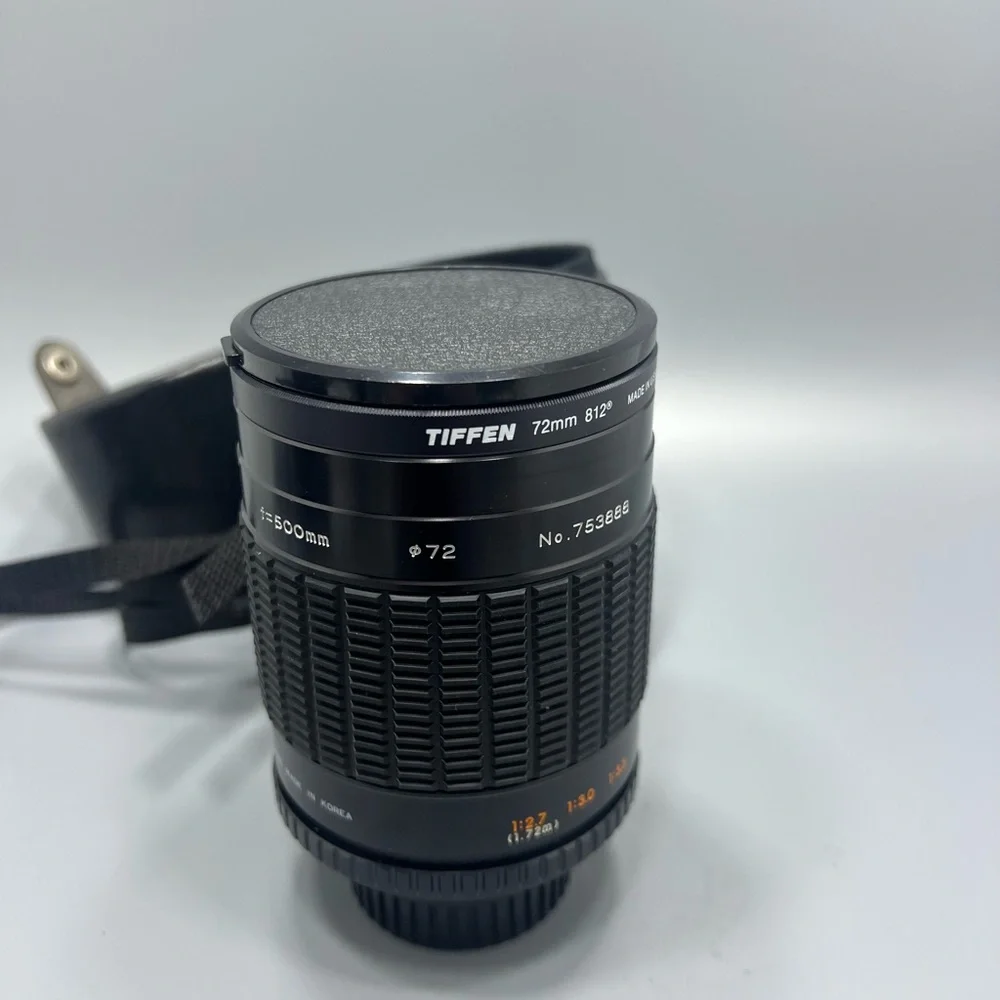 Quantaray 500 mm F:8 Macro Zoom Mirror Lens No. 753888 w/ Caps